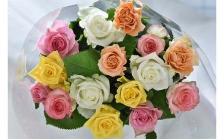 バラの花束(50cm・おまかせMIX10本)【11100-0176】