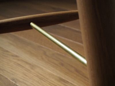 まる座スツール 3本脚 国産クルミ材 / 椅子【UMEBACHI FURNITURE】