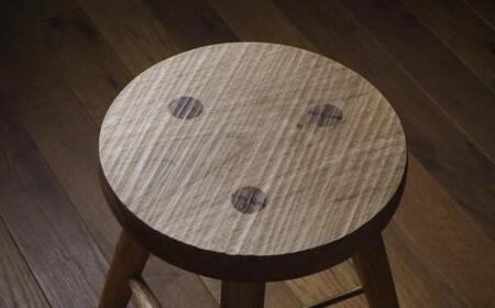 まる座スツール 3本脚 国産クルミ材 / 椅子【UMEBACHI FURNITURE】