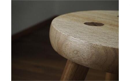 まる座スツール 国産クルミ材 / 椅子【UMEBACHI FURNITURE】