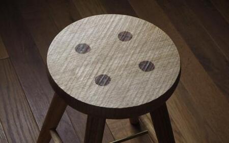 まる座スツール 国産クルミ材 / 椅子【UMEBACHI FURNITURE】