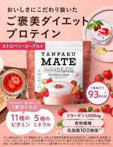 プロテイン タンパクメイト ストロベリーヨーグルト味 1袋