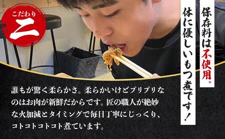 国産豚もつ使用！とろけるほど柔らかい究極のもつ煮 500g×1袋