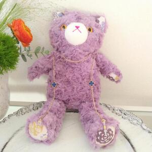 四つ葉のメガネチェーン*天然石*クローバー*フラワーモチーフ*シルバー925*14金ゴールドフィルド*アレルギー対応