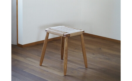ペーパーコードスツール 1脚 スタッキング可 国産材【UMEBACHI FURNITURE】