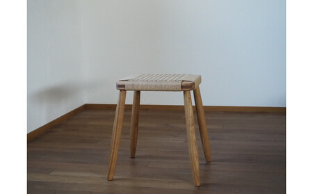 ペーパーコードスツール 1脚 スタッキング可 国産材【UMEBACHI FURNITURE】