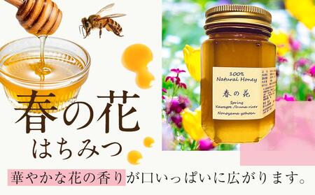 川越産春の花はちみつ　約180g ／ 蜂蜜 ハチミツ 天然 無添加 埼玉県