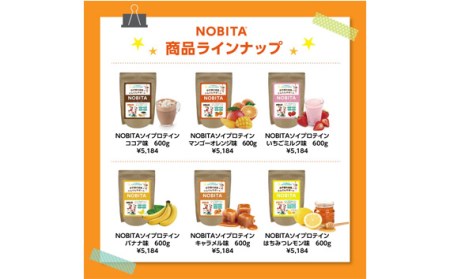 No.827-05 NOBITA(ノビタ)ソイプロテイン　キャラメル味