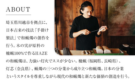 螺旋 10短桐箱 ／ キャンドル ロウソク 蝋燭 埼玉県