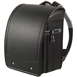 埼玉県川口市 天地堂のオリジナル 牛革ランドセル キューブタイプ プレミアム カラー:ブラック【1101166】