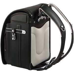 埼玉県川口市 天地堂のオリジナル 牛革ランドセル キューブタイプ プレミアム カラー:ブラック【1101166】