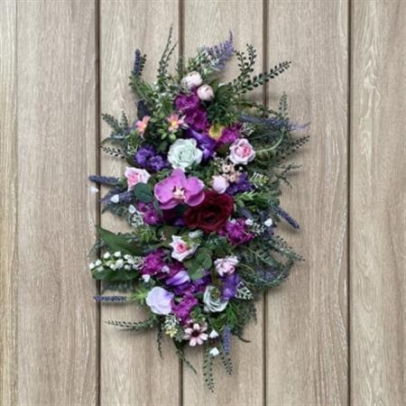 花オーナメント 玄関ドアに花飾り 風水で運気アップ【1396035】 | 埼玉