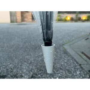 手を濡らさず綺麗にたたみ水滴をきり、使わない時は傘は手で持たない!傘ホルダーCasash 黄色【1514575】