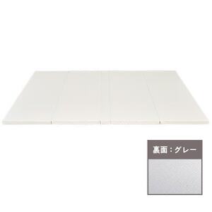 popomi 抗菌プレイマットCLEAN アイボリー 140×200×4cm【1653069】