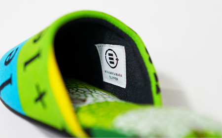 南河原スリッパ SIX CONTINENTS Lサイズ（カンガ柄） No.451-02