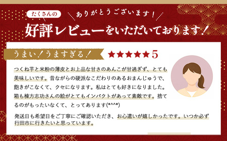 十万石まんじゅう　20個入 ／ 和菓子 饅頭 おまんじゅう おやつ 行田名物 十万石ふくさや 銘菓 こしあん 自家炊き しっとり 薯蕷皮 十勝産小豆 国産つくね芋 新潟県産コシヒカリ 十万石 埼玉県 名物 No.158-04