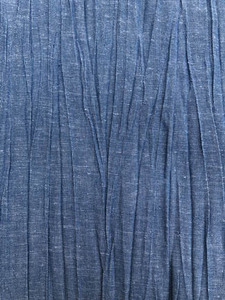 【5枚組】秩父ちぢみ織　座布団カバー　ブルー　銘仙判 No.403-01