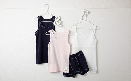 Fleepガールズインナー　ピーチセット（半袖）1セット【サイズ：140】 No.530-04