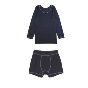 Fleepボーイズインナー　ブルーベリーセット（長袖）1セット【サイズ：120】 No.539-02