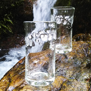 【浜口義則 作】銀箔タンブラー2個セット No.273