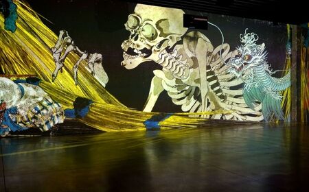 美術館 角川武蔵野ミュージアム 企画展チケット 1枚「体感型デジタルアート劇場 浮世絵 RE:BORN」 | 博物館 美術館