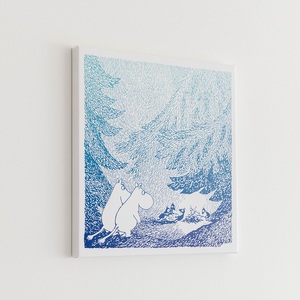 MOOMINVALLEY PARK ファブリックパネルSサイズ（夜の森）[52211013]
