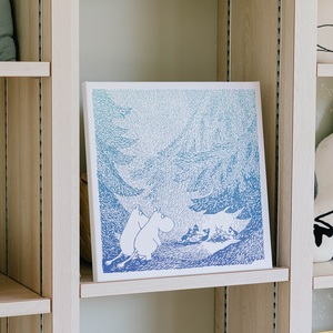 MOOMINVALLEY PARK ファブリックパネルSサイズ（夜の森）[52211013]