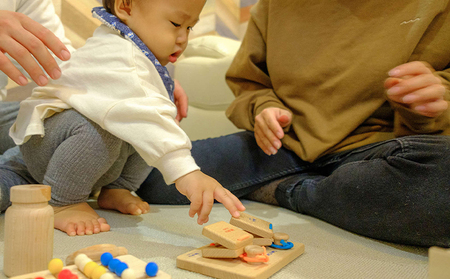 出産祝いや誕生日プレゼントに! 木のおもちゃ5点セット(木製BOX箱入り)[52210561] 玩具 工芸品 