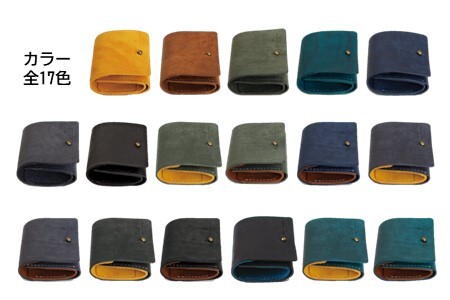 お札を折らない ミニ 財布 02 ブラウン　お財布