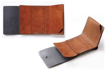 お札を折らない ミニ 財布 14 ブラックブラウン　お財布