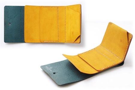 お札を折らない ミニ 財布 16 ターコイズイエロー　お財布