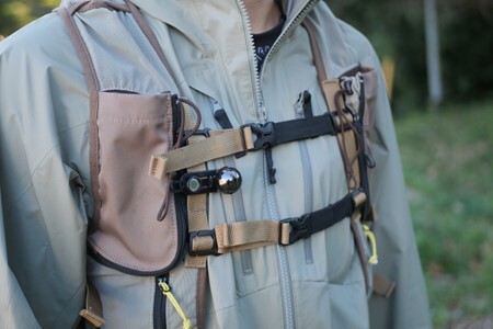 【トレイルランニング用　熊鈴】片手でワンタッチ消音操作（CLIP BELL）【ブラック 】ベル　熊よけ 