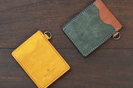 入れたまま使える ICカードケース【全18色】 10 ターコイズイエロー　カードケース