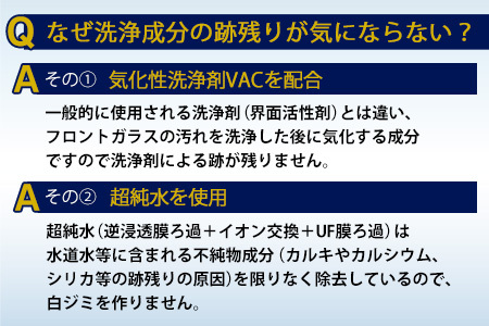 クリアウォッシャー液 2本 カー用品 洗車用品 ウォッシャー液