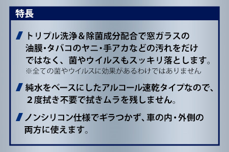 ガラスクリーナーEプラス ２本　カー用品 洗車用品  クリーナー