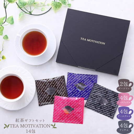 TEA MOTIVATION 紅茶 ギフト 4種 14包　紅茶