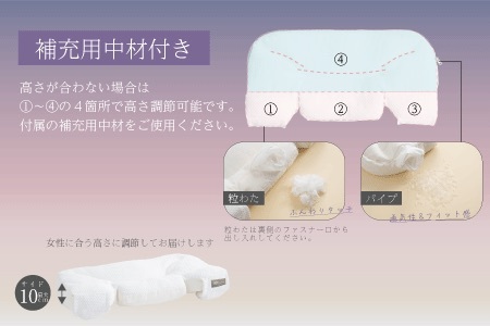 「macolom」マコロン　女性向け寝返り枕　まくら 枕