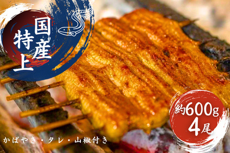 【鰻】加須の名店うなぎ荒川の『国産特上うなぎ蒲焼4尾』うなぎ 鰻