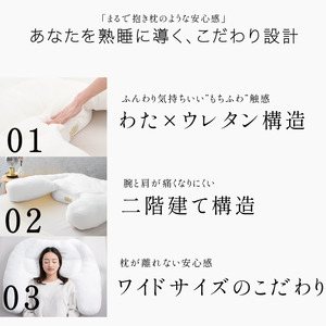「HUGNEGU」ハグネグ　抱き枕一体型枕　まくら 枕