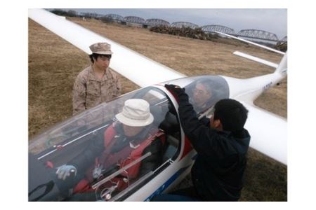 B-1 グライダー体験飛行　体験
