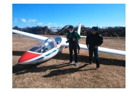 B-1 グライダー体験飛行　体験