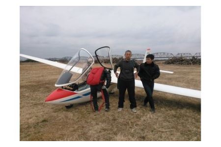 B-1 グライダー体験飛行　体験