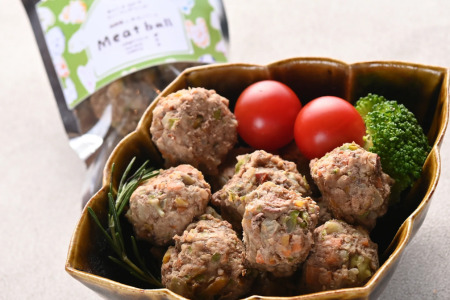 【Tesoro】わんこ用／和牛レバーと鶏肉のミートボール　ベジタブル3袋　ミートボール