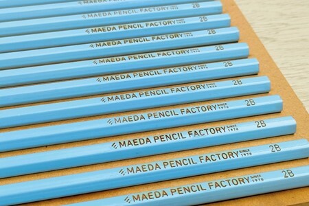 鉛筆（えんぴつ）六角軸ブルー【プレゼントA-313】【名入れ】鉛筆