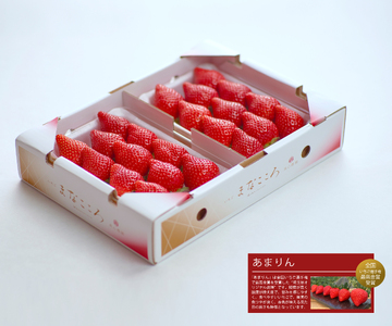 あまりん【2パック】まなこころ・楓（280g【11～15粒】）【 イチゴ 苺