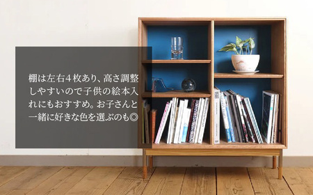 本棚 ブックシェルフ 組立式 W900×D300×H970(mm) / White | 本棚 家具