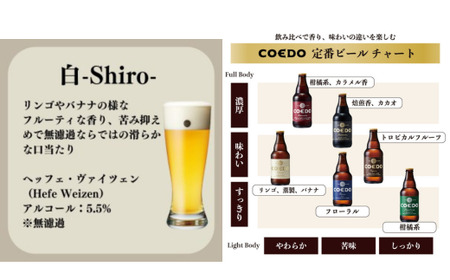 コエドビール 白 瓶24本セット | 地ビール クラフトビール  地ビール 埼玉県 東松山市