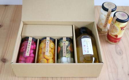 季節のふぉれピクルス（3本）とふぉれぼれ酢（1本） ギフトセット ｜ピクルス ピクルス 東松山市