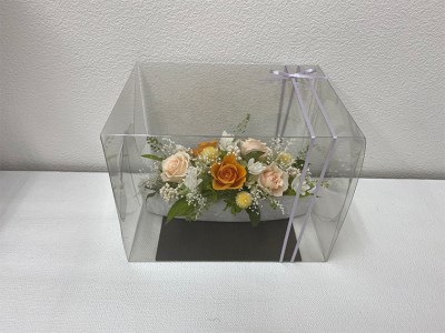 AJ069-1 プリザーブドフラワーアレンジ【ミニョン/フルーティオレンジ】春日部市 シュガーパイン