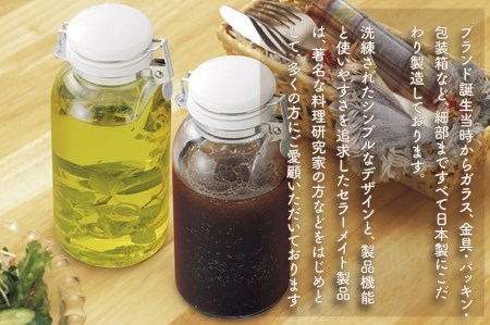 BO003-2　食品の長期保存にぴったり！　セラーメイト取手付密封びん4ℓ・2ℓ・1ℓセット